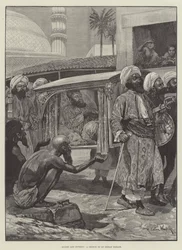 Riches and Poverty, a Sketch in an Indian Bazaar